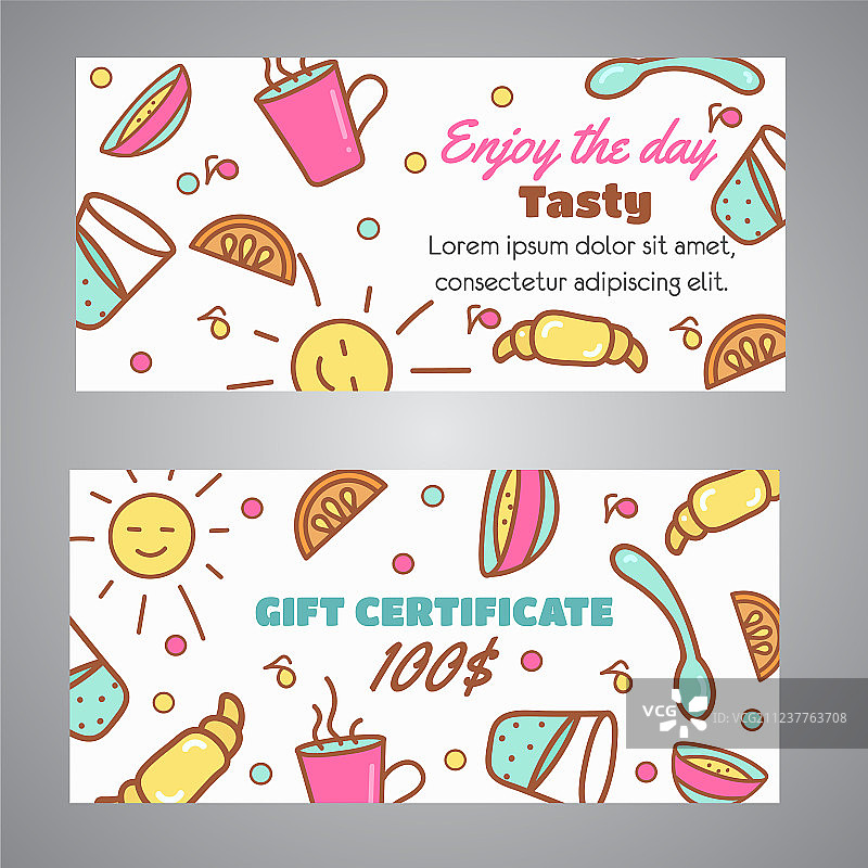 礼券文字享受咖啡馆标语图片素材