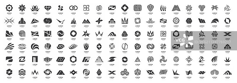 抽象logo合集图片素材