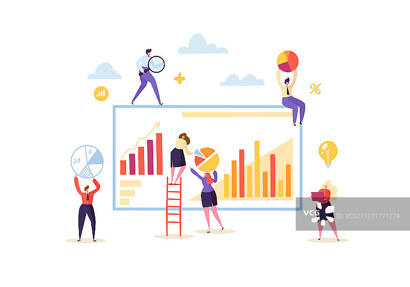 数据分析策略概念人物图片素材