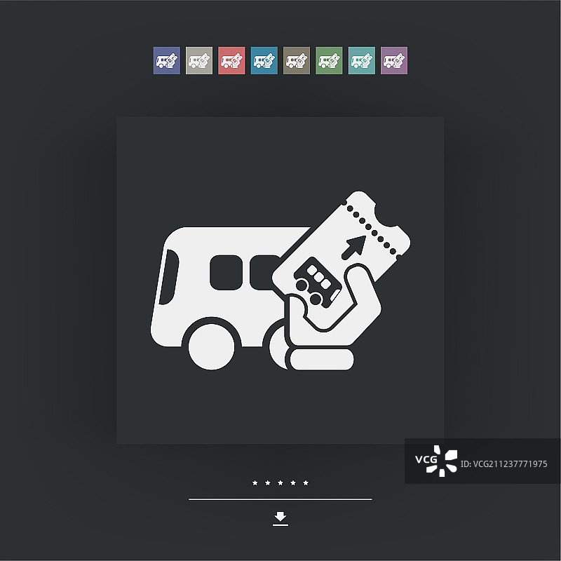 公交车票图片素材