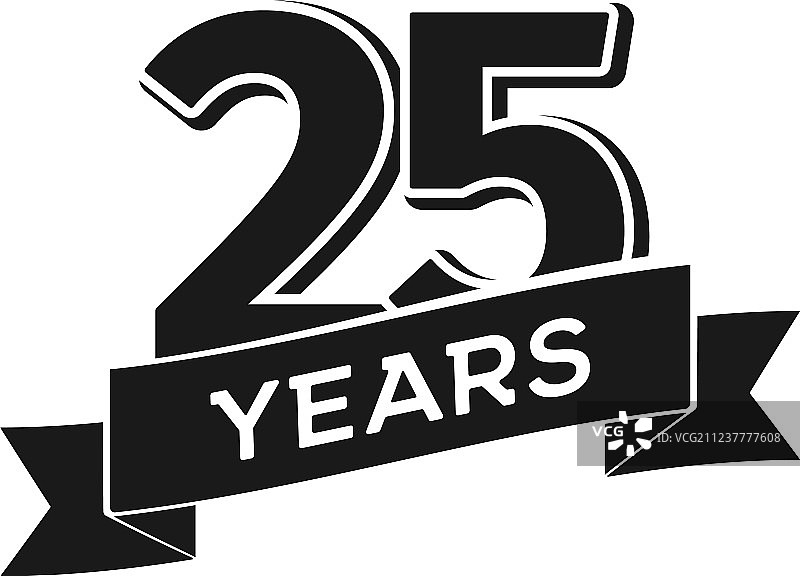 25周年纪念标志图片素材