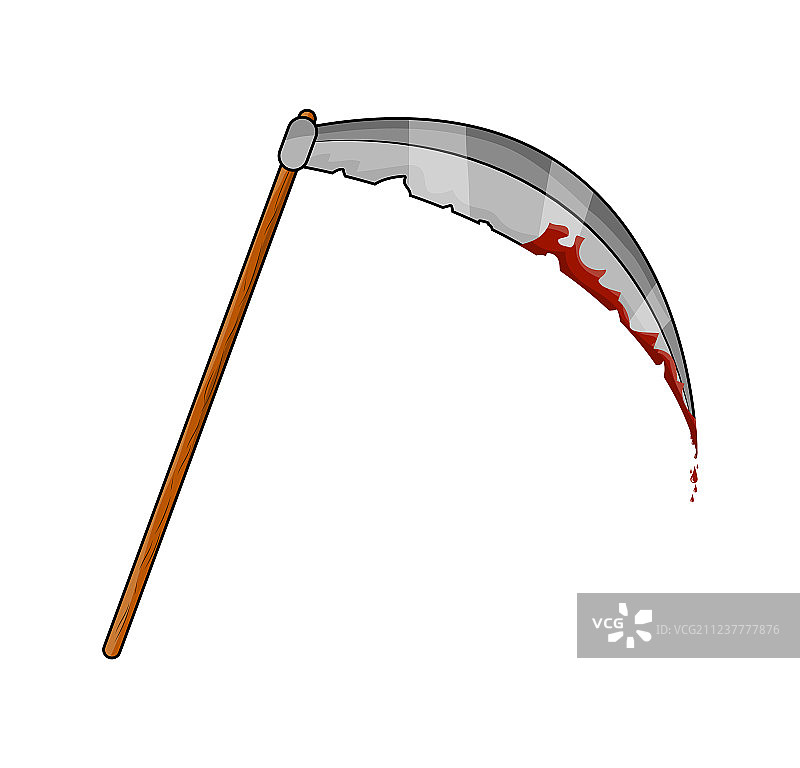 万圣节镰刀符号图标设计图片素材