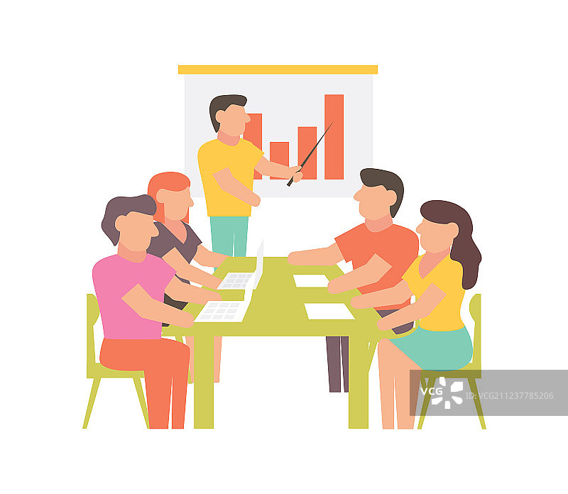 商业设计研讨会图片素材