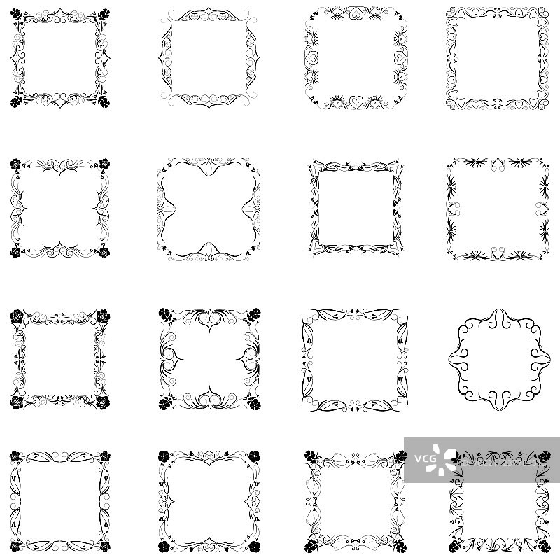 框架轮廓图片素材