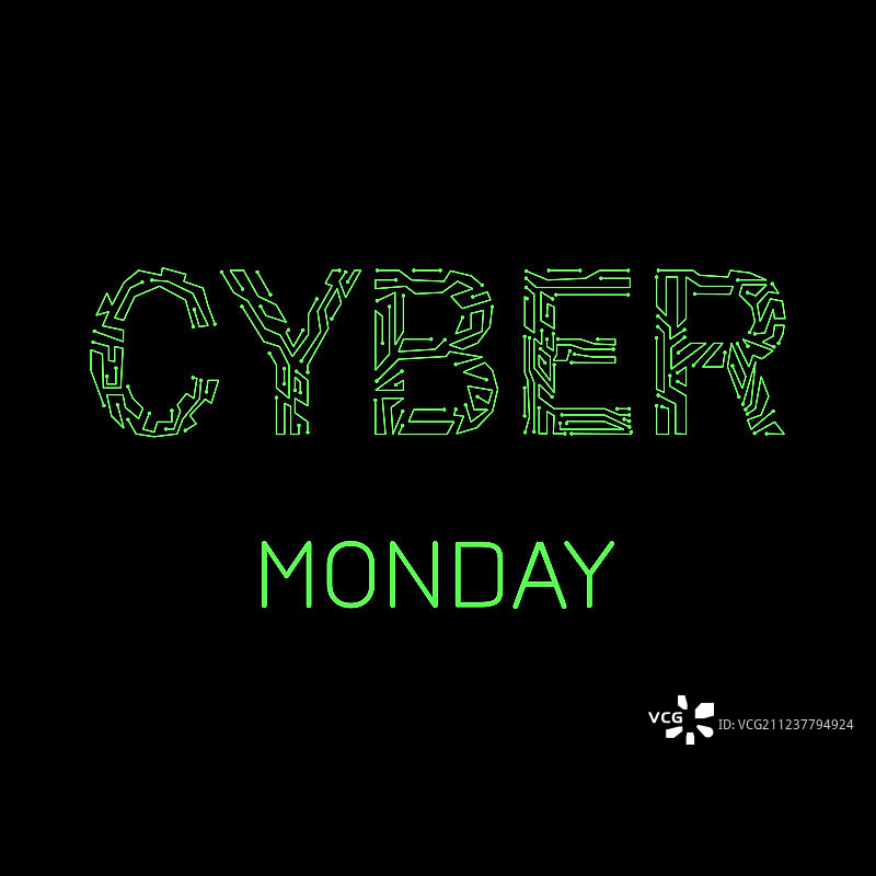 网络星期一在线商店促销活动图片素材