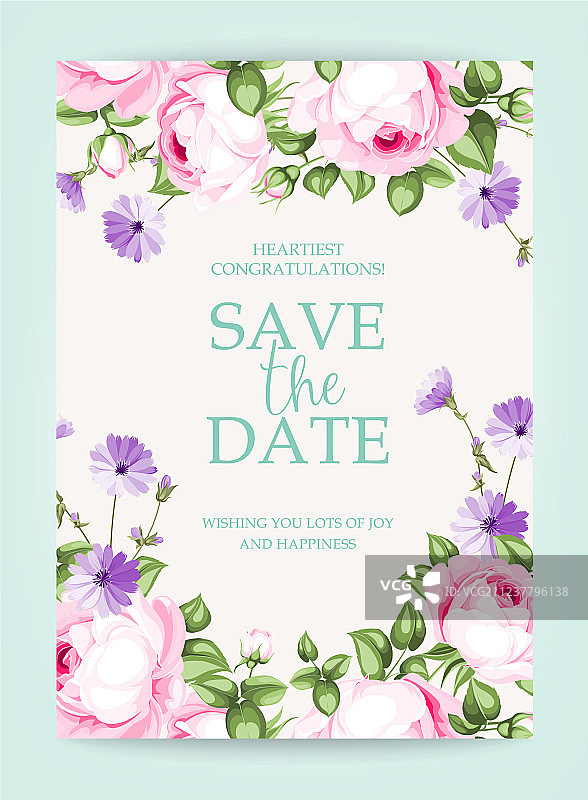 竖版邀请卡图片素材