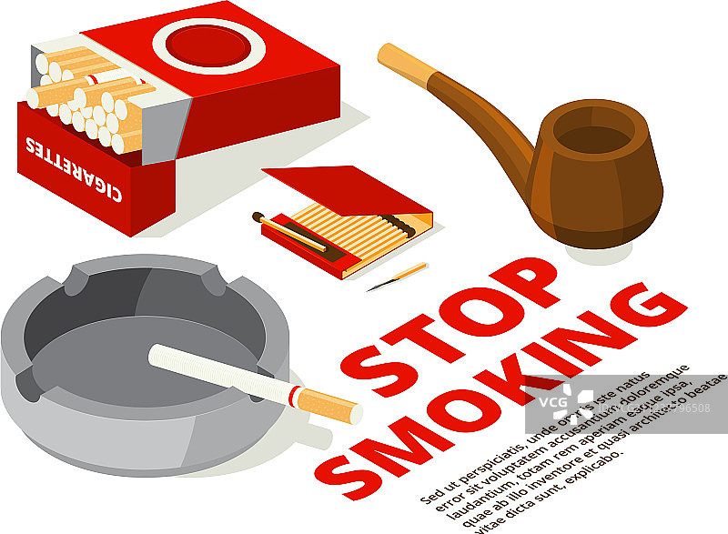戒烟主题概念图片素材