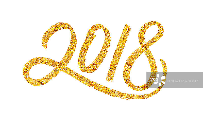 2018新年书法贺卡图片素材
