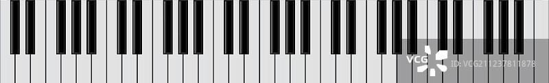 黑白钢琴琴键素材图片素材