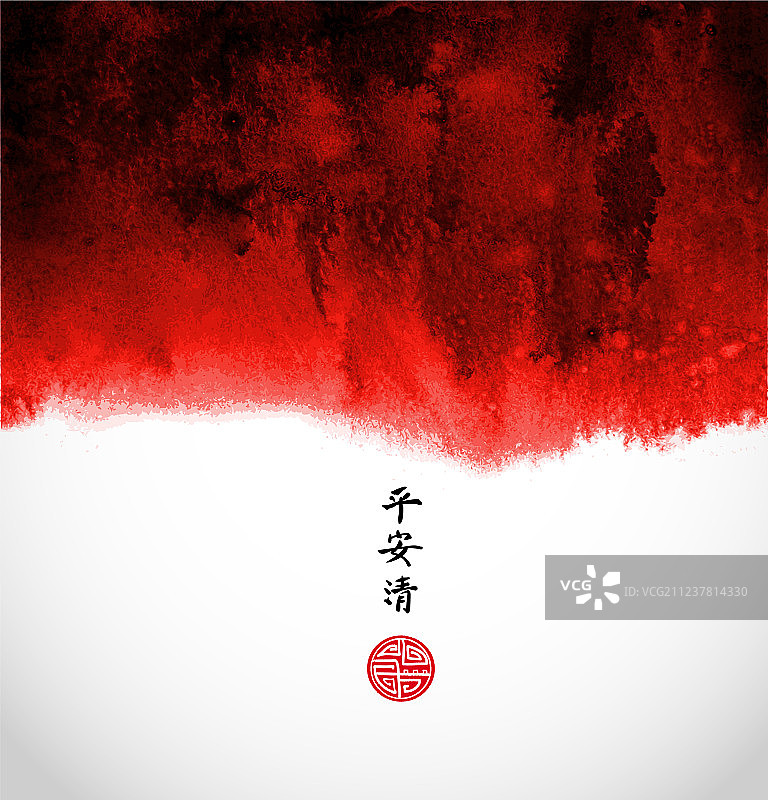 抽象红色水墨背景图片素材