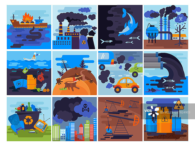 污染环境空气雾霾图片素材