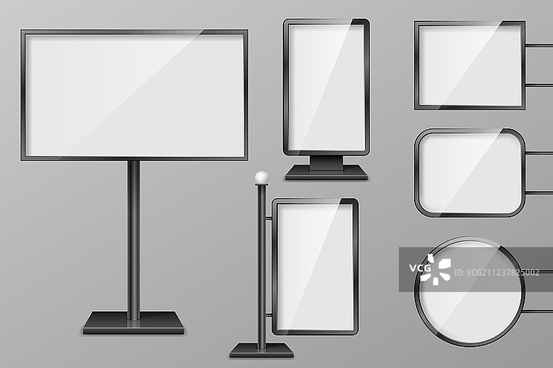 户外3D零售灯箱模板合集图片素材