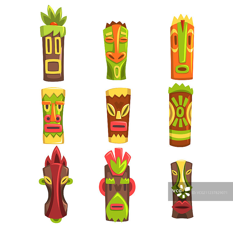 传统宗教图腾彩色民族图案图片素材