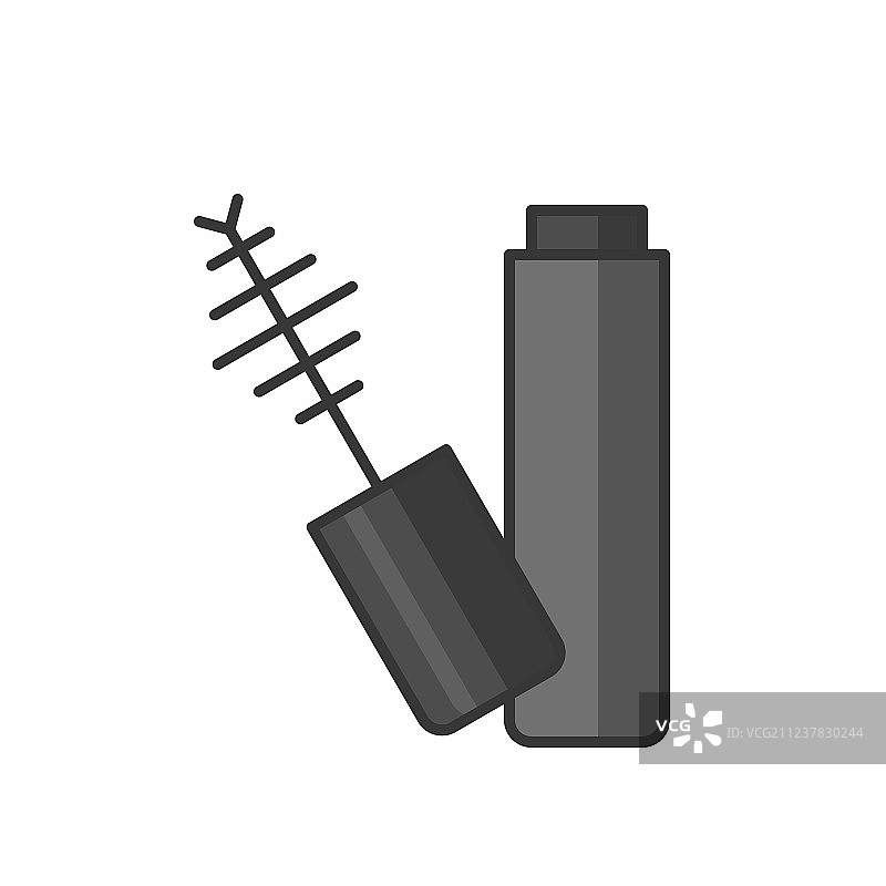 打开的睫毛膏图标图片素材