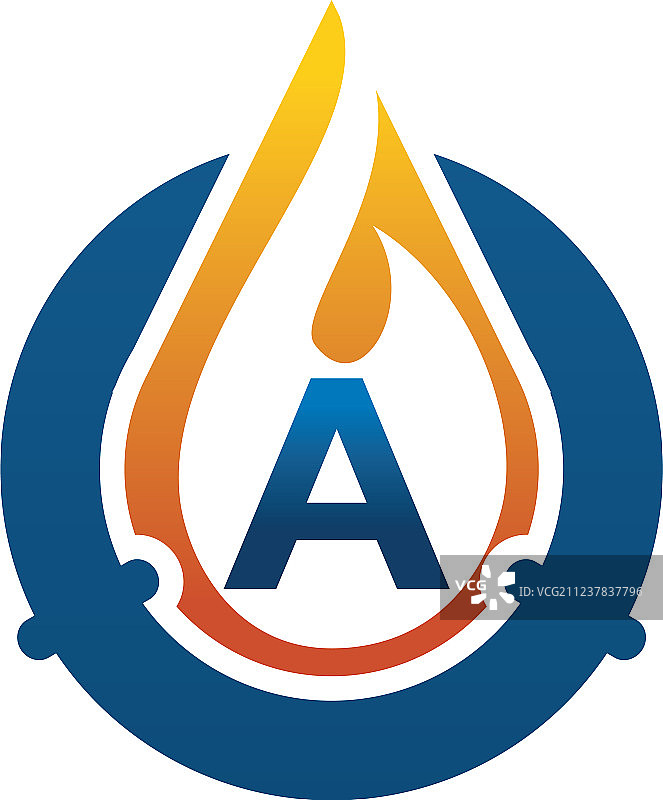 油水气管道解决方案字母A图片素材