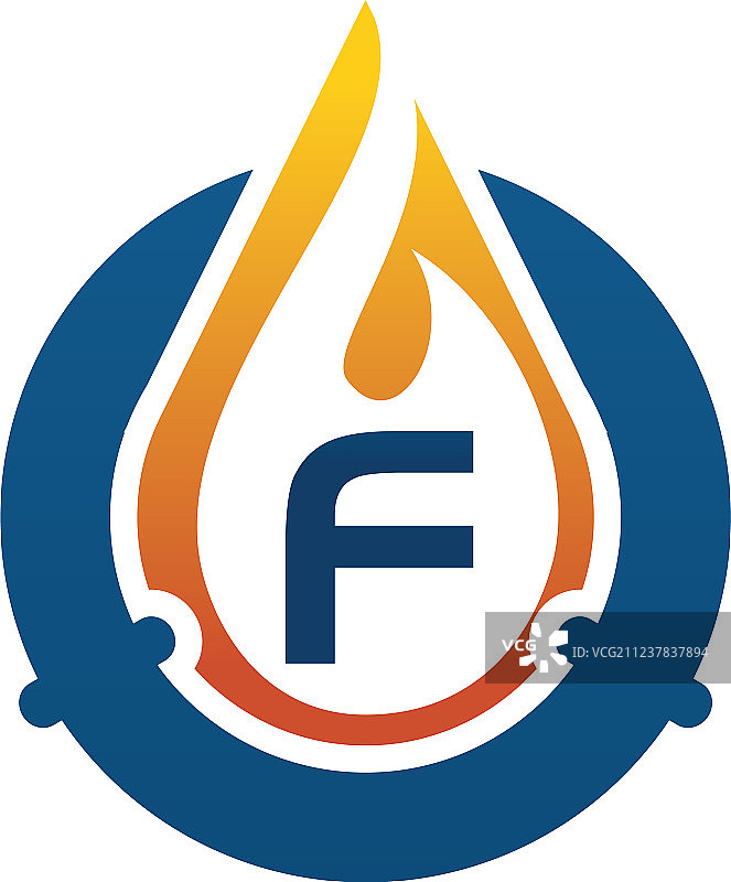 油水气管道解决方案字母F图片素材