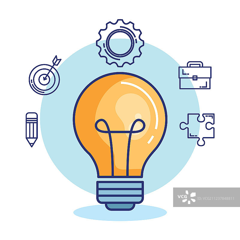 创意大脑图标合集图片素材