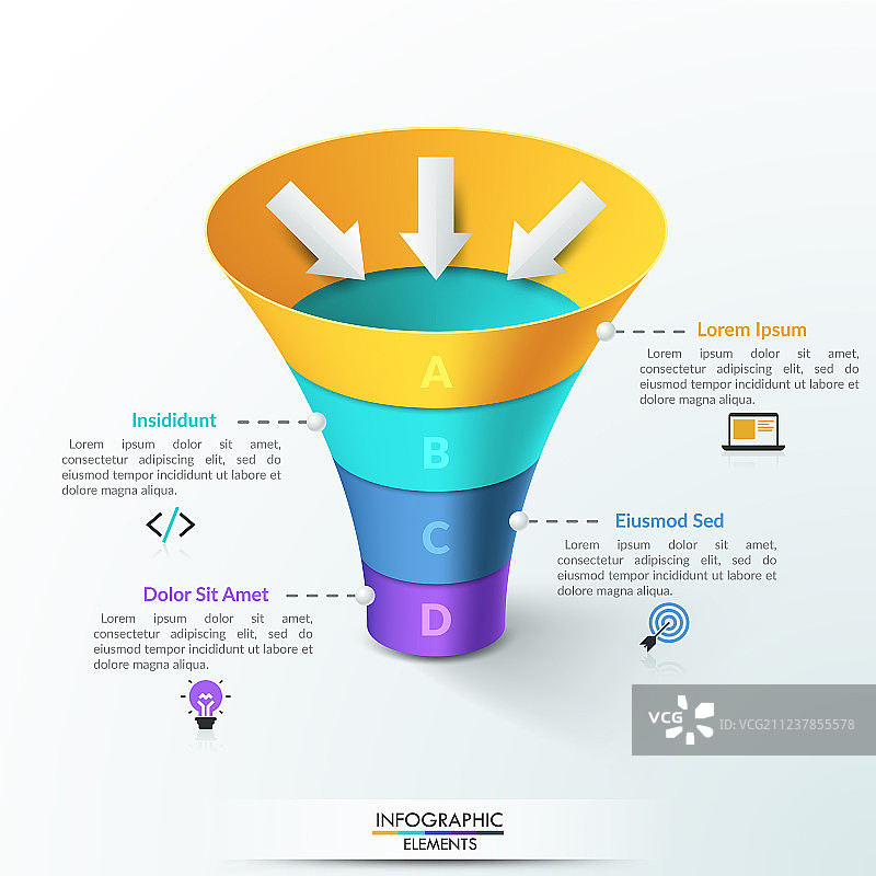 现代信息图表设计模板图片素材