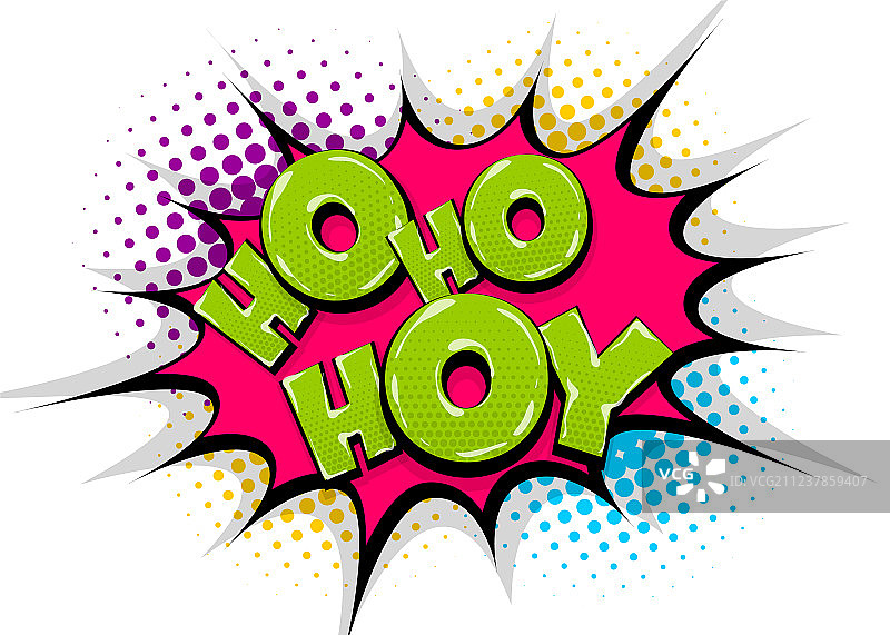 波普艺术漫画书对话气泡图片素材