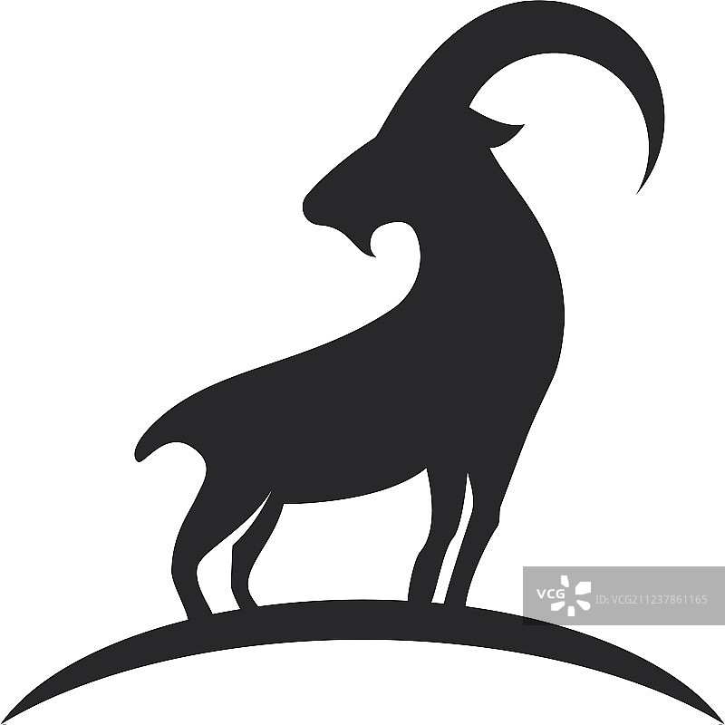 山羊Logo模板图片素材