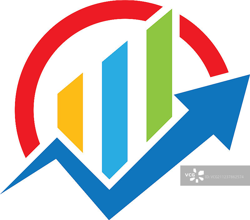 箭头商业金融Logo模板图片素材