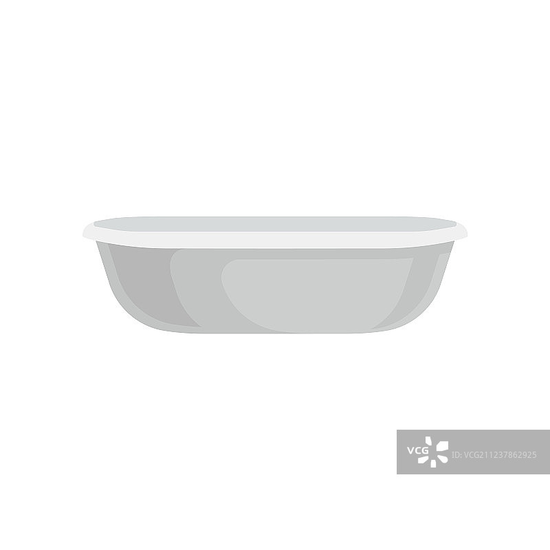 白色浴缸浴室家具图片素材