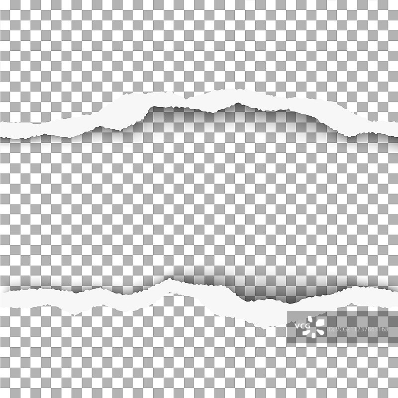 撕裂边缘纸张中间图片素材