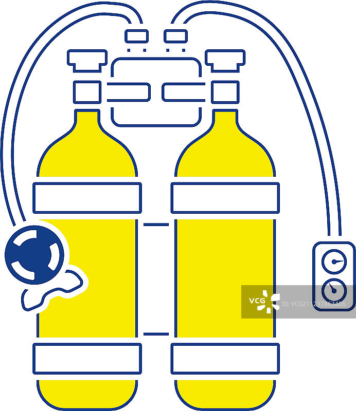 水肺潜水图标图片素材