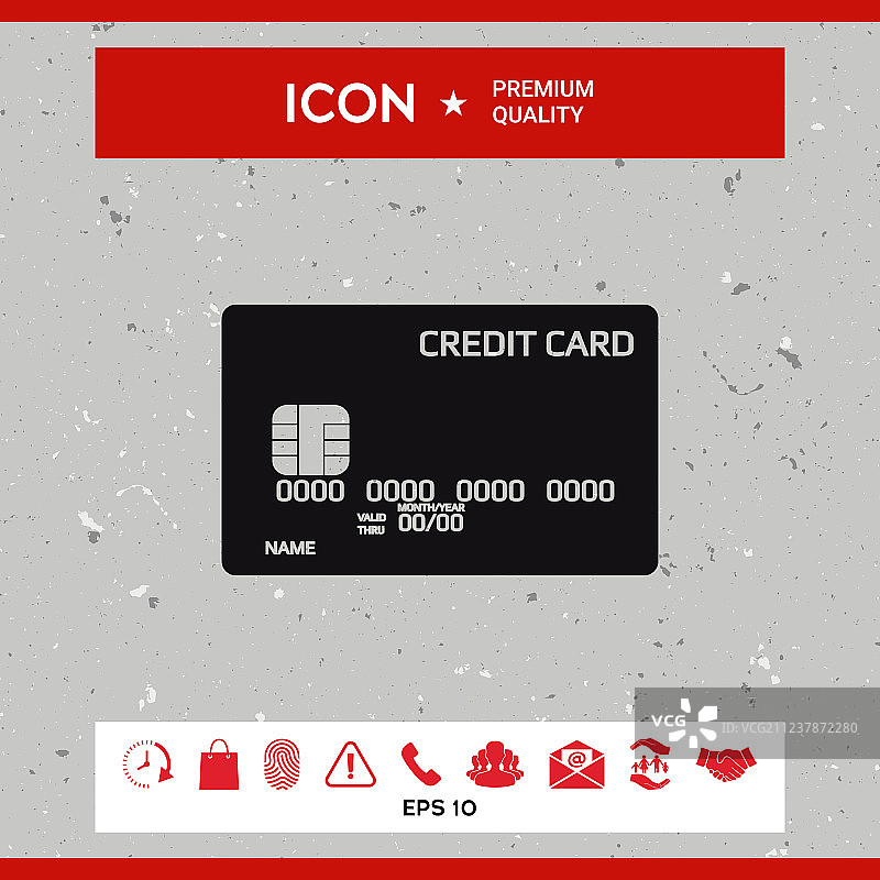 信用卡的图标图片素材