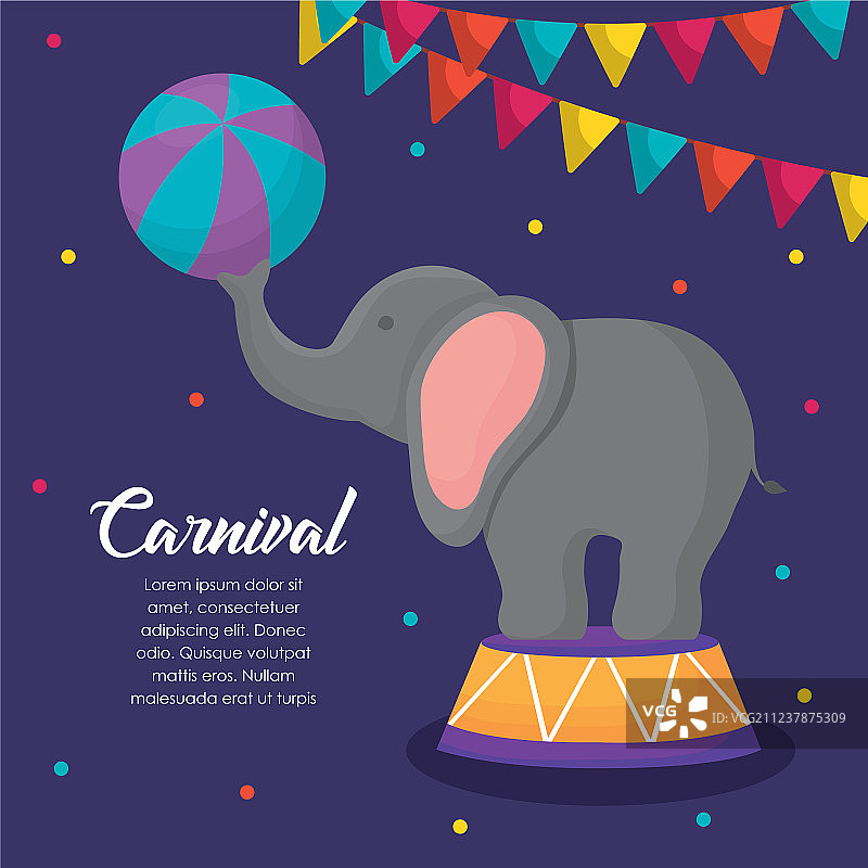 狂欢节马戏团设计图片素材