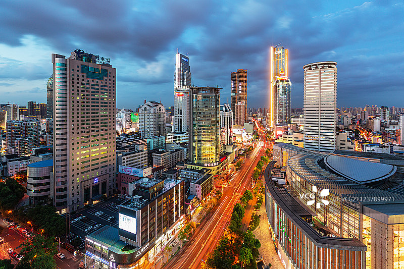 江苏省无锡市城市建筑风光图片素材