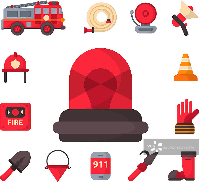 消防安全设备及应急工具图片素材