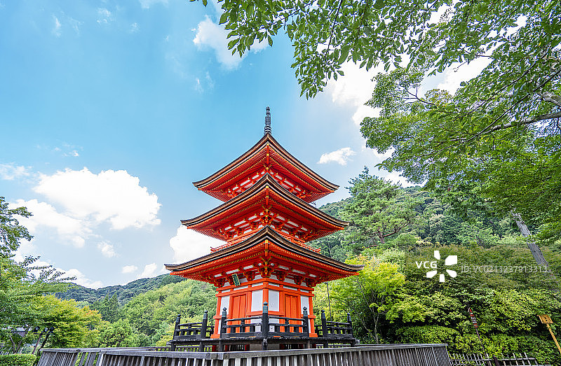 日本京都清水寺图片素材