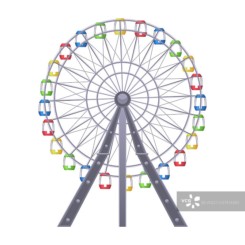 大型旋转摩天轮图片素材