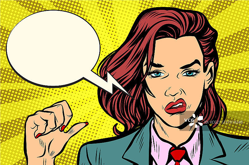 不快乐的女人的手势图片素材