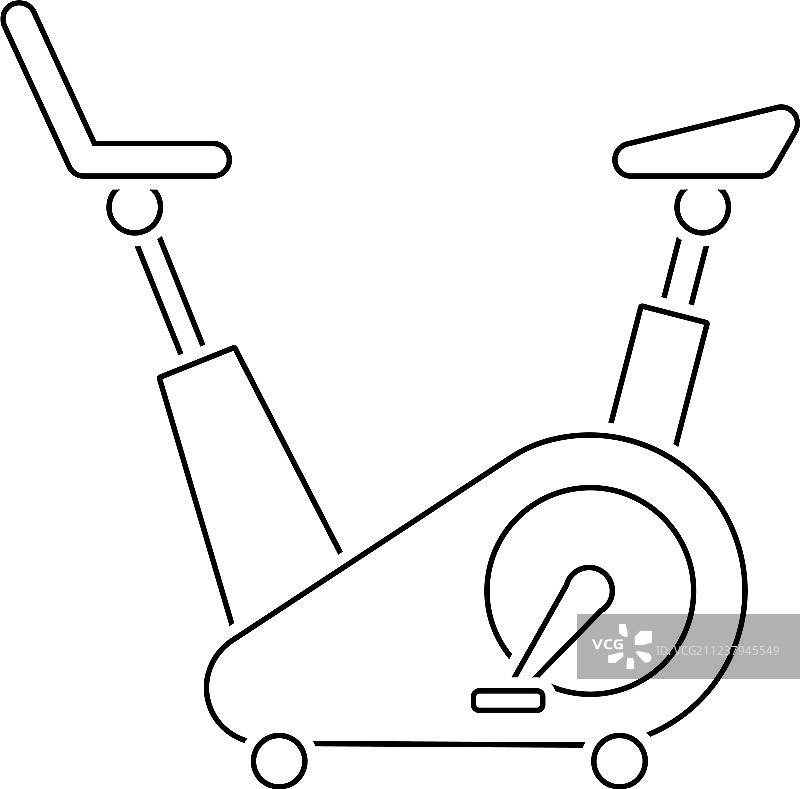 健身自行车图标图片素材