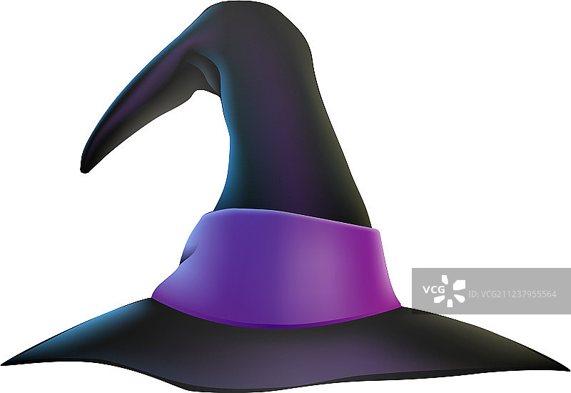 万圣节女巫帽子图片素材