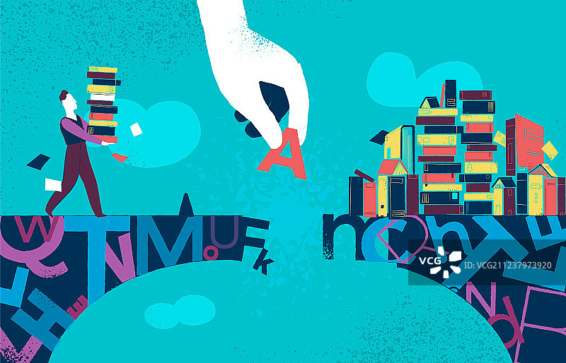 连接两端，传递知识图片素材