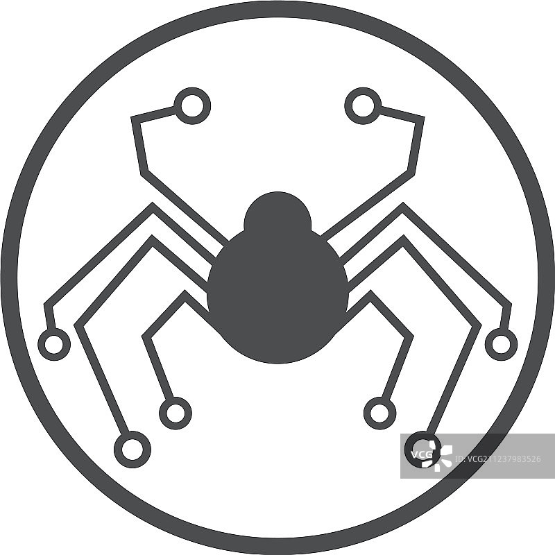 蜘蛛网科技Logo图片素材
