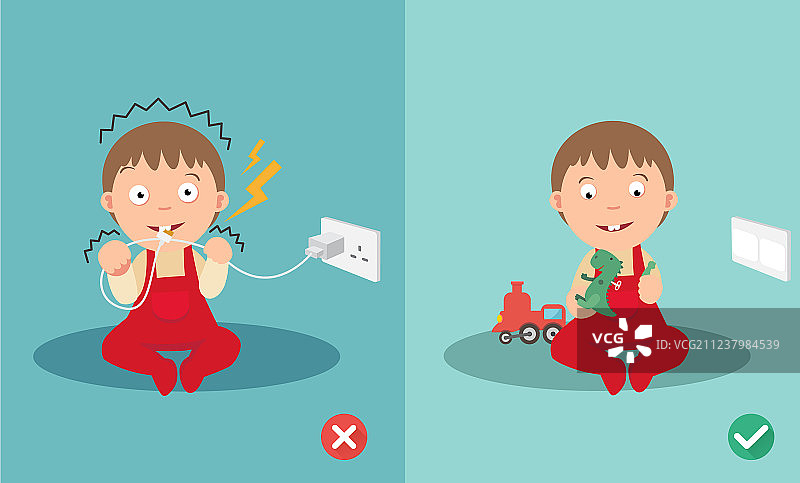 安全用电风险提示图片素材