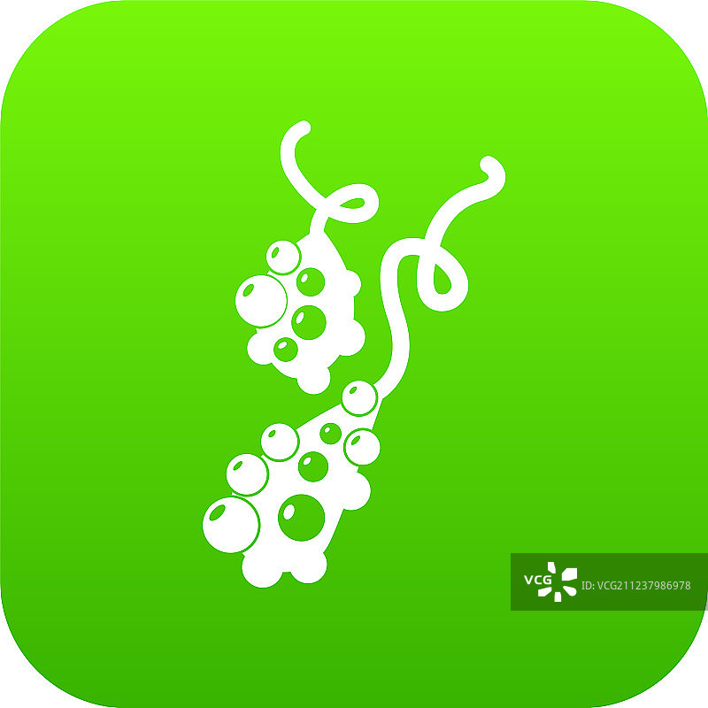 绿色微型弧菌图标图片素材