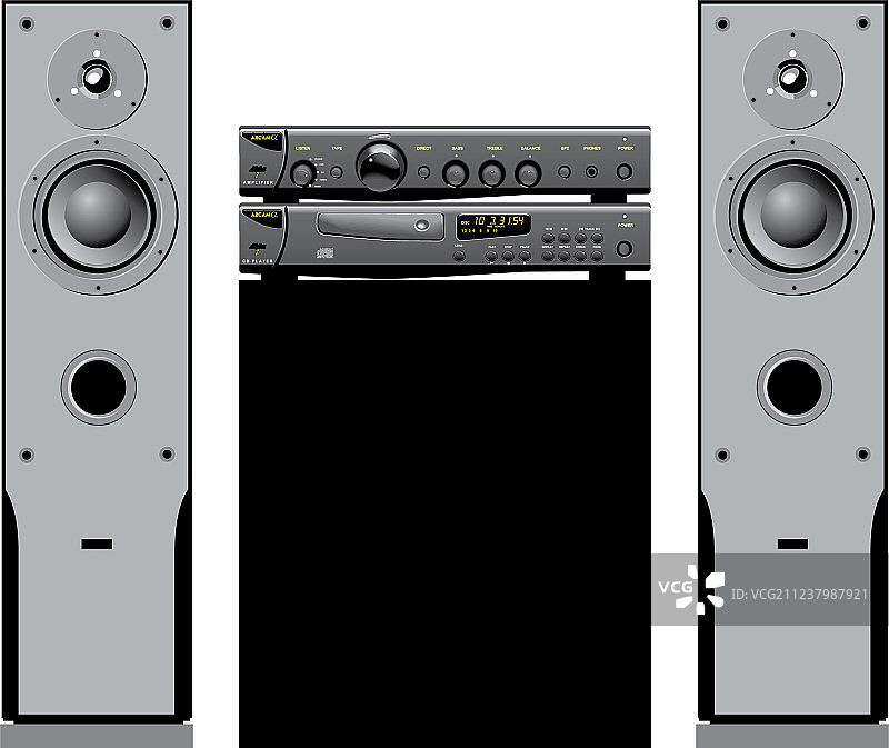 音频和家庭影院组件图片素材