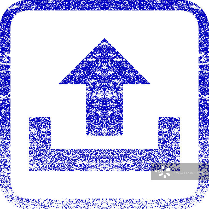 带纹理边框的上传图标图片素材