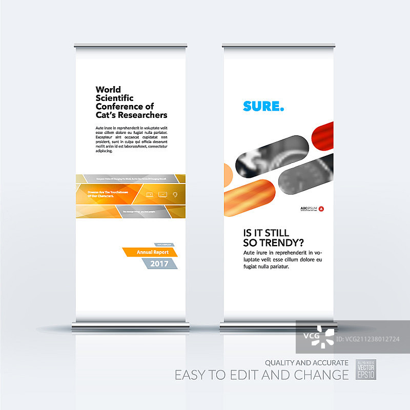 抽象业务集现代卷起来图片素材