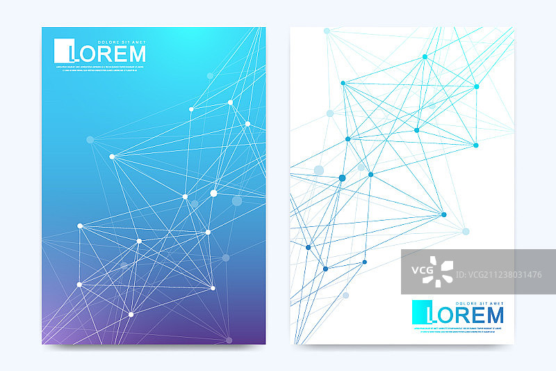 现代宣传册单页模板图片素材