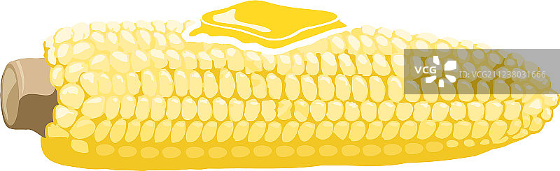 黄油玉米图片素材