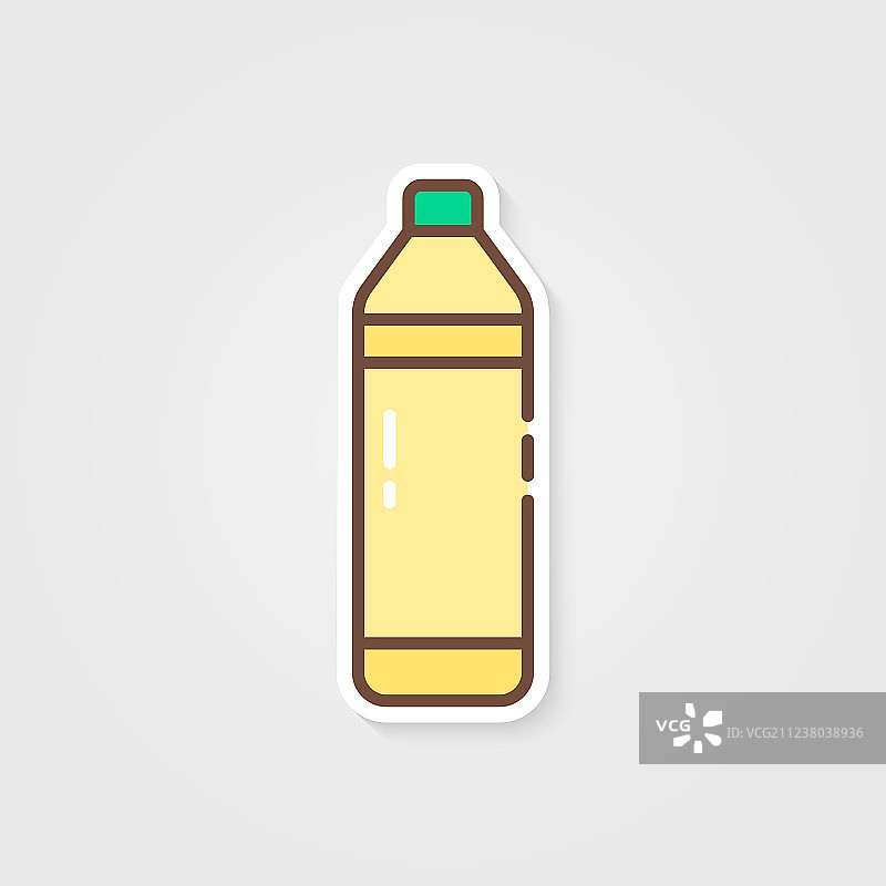 柠檬水瓶与阴影图片素材