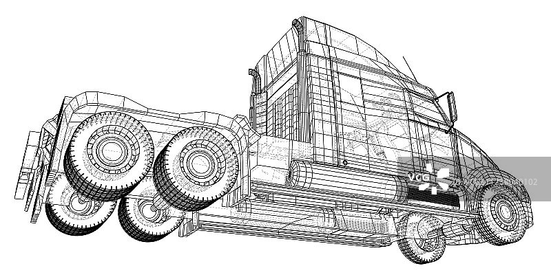 3D商业配送追溯图片素材