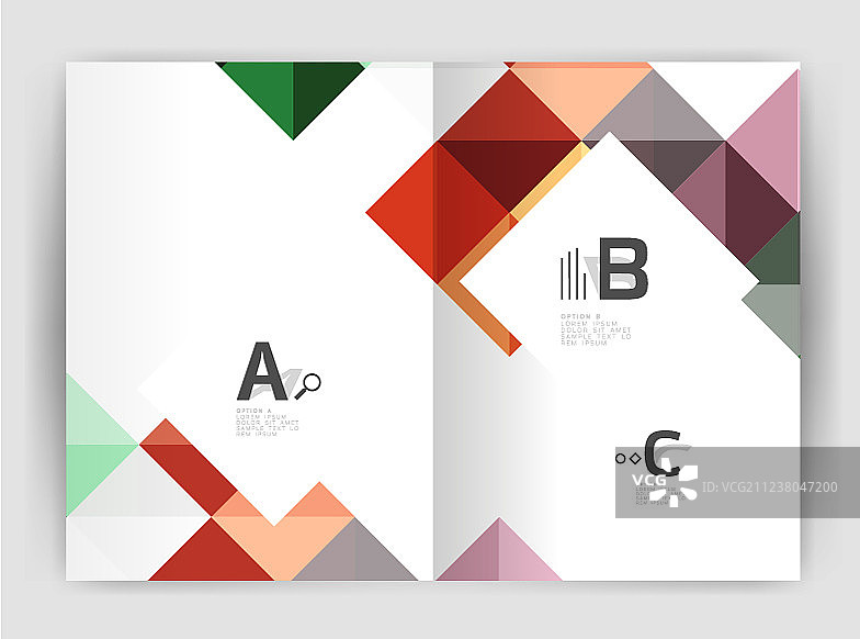 现代简约几何方形商务设计图片素材