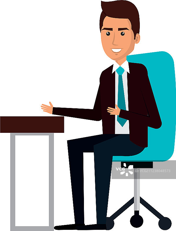 工作场所中的商人头像图片素材